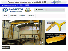 Tablet Screenshot of andrefermg.com.br